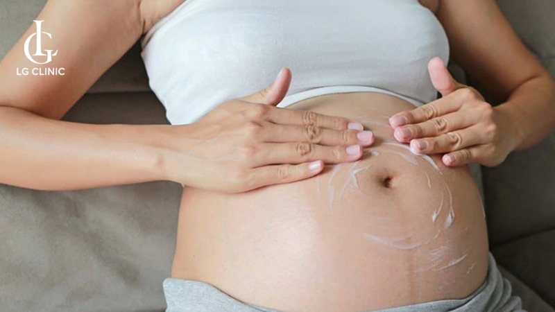 kem trị rạn da cho bà bầu