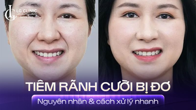 Ví sao tiêm rãnh cười bị đơ? Cách xử lý