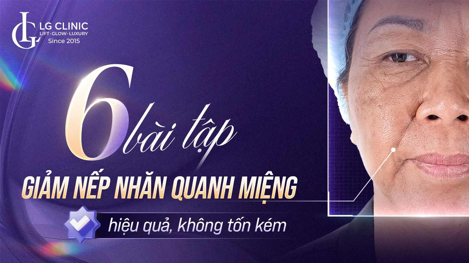 Bài tập giảm nếp nhăn quanh miệng hiệu quả, không tốn kém