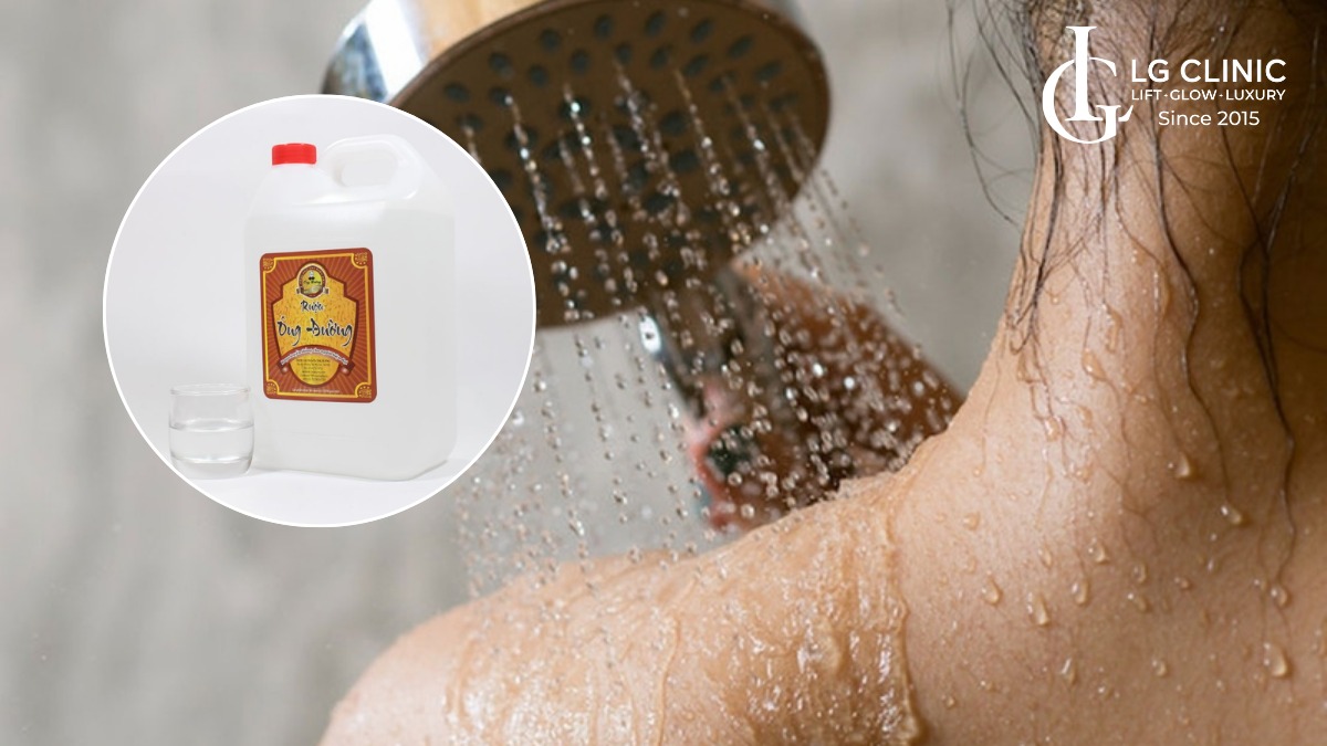 Tắm rượu trắng có tác dụng gì