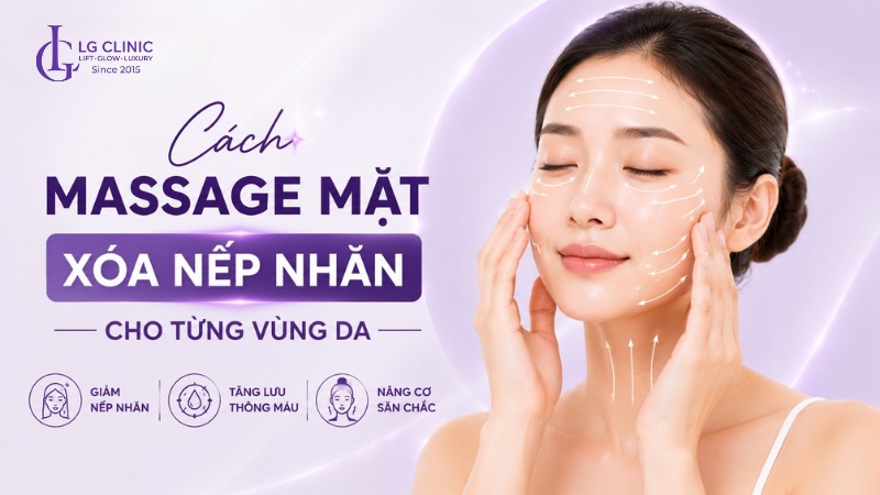 cách mát xa mặt xoá nếp nhăn