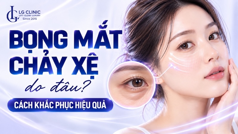 bọng mắt chảy xệ