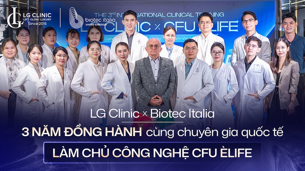 Chuyên gia quốc tế từ Biotec Italia đồng hành cùng đội ngũ bác sĩ lg clinic