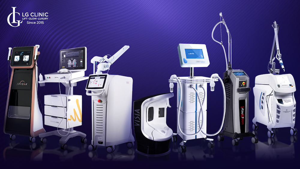 đồng bộ máy móc công nghệ cao tại LG Clinic Luxury Bình Dương
