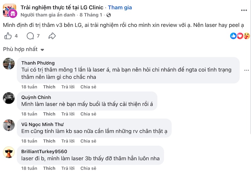 lg clinic lừa đảo