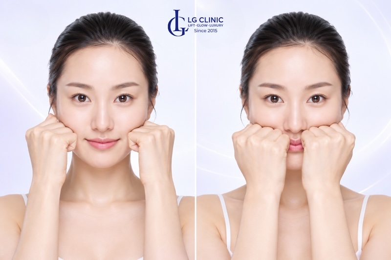 massage cải thiện xệ má
