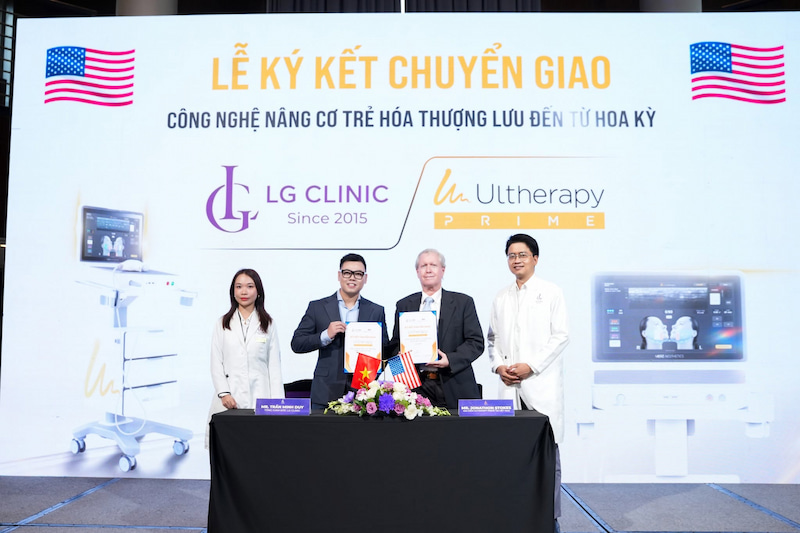 LG Clinic tiếp nhận siêu công nghệ Ultherapy Prime chính hãng từ đoàn Merz Aesthetics